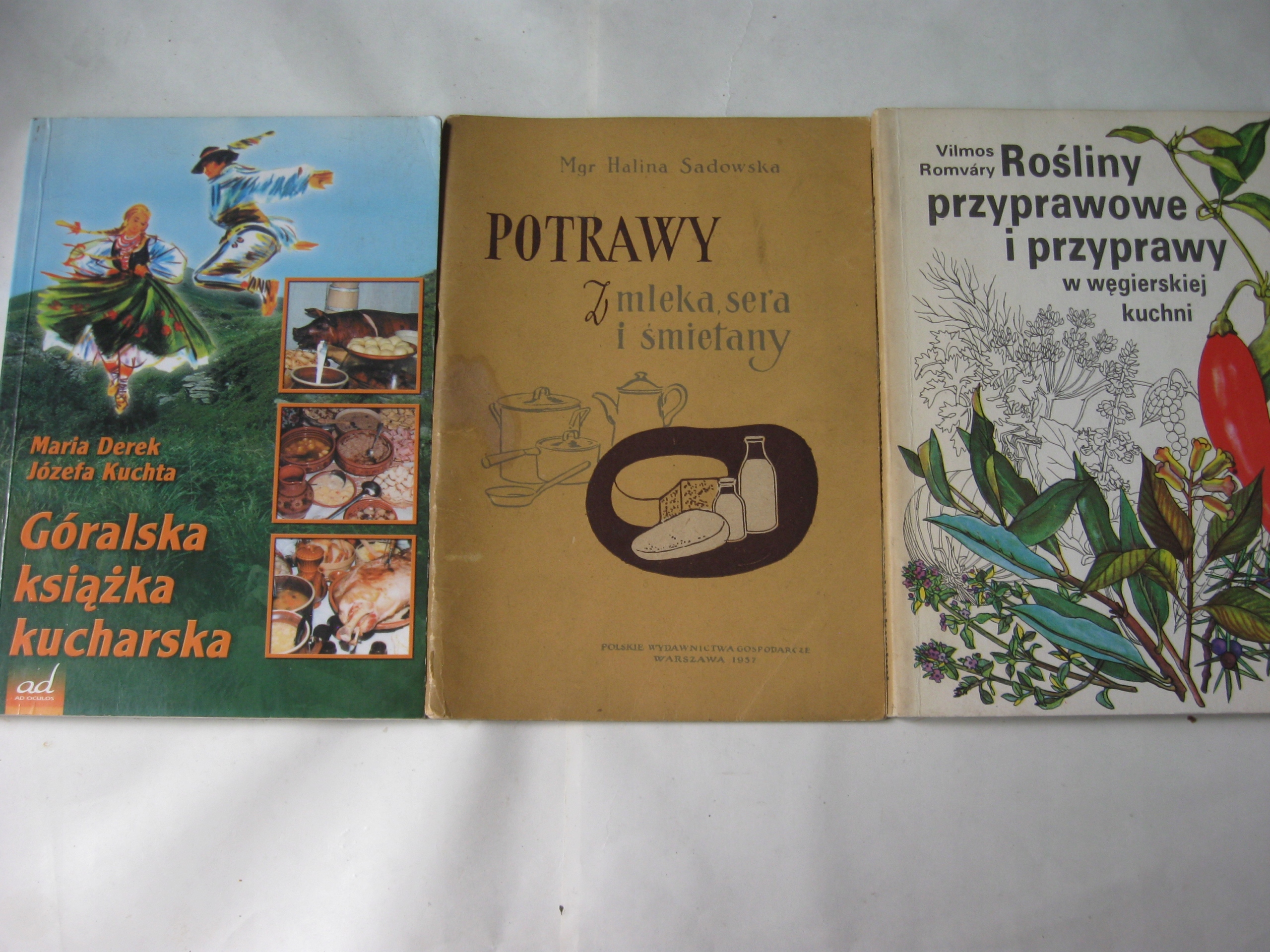 Potrawy z mleka sera śmietany +Rośliny przyprawowe Wydawnictwo Ad Oculos