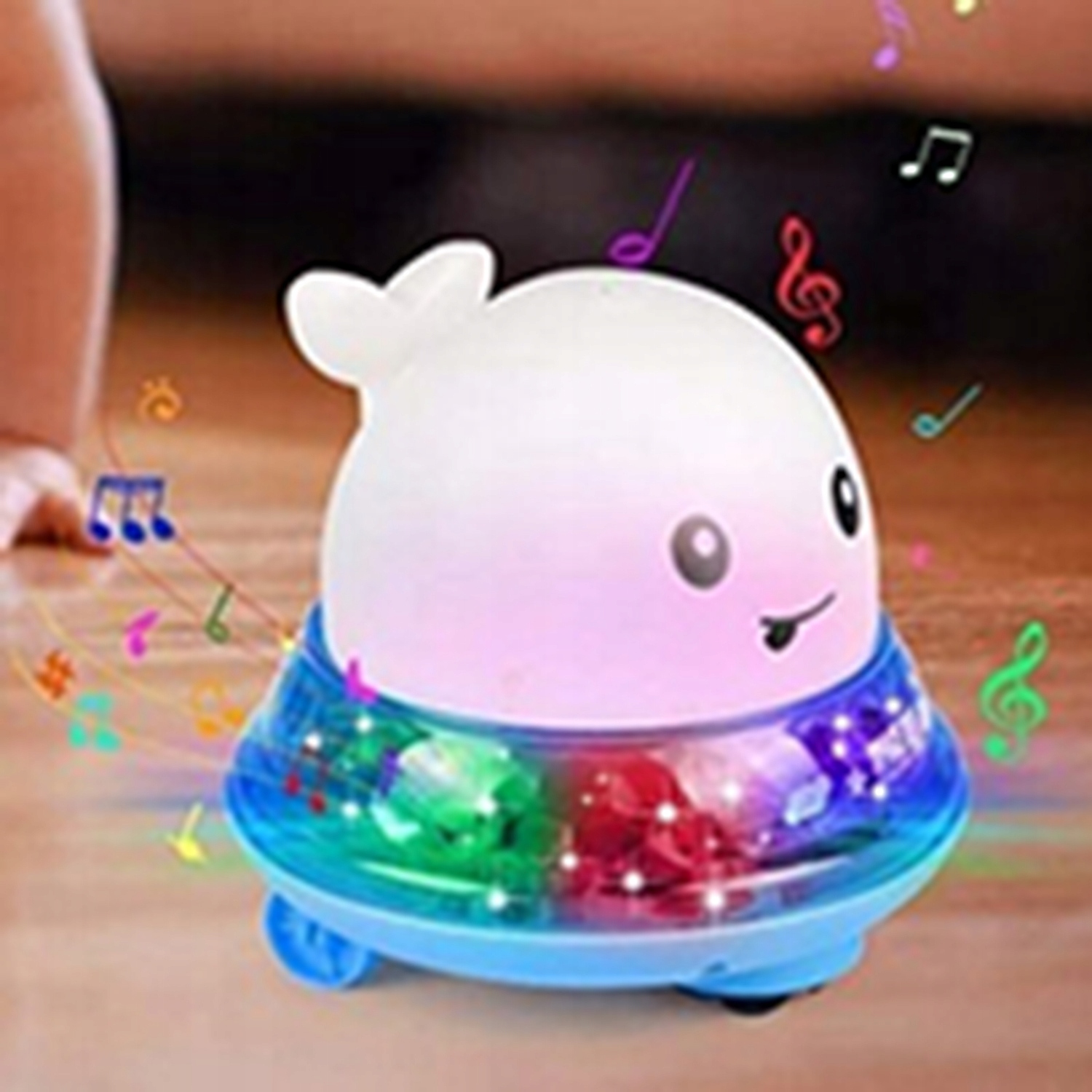 WIELORYBEK FONTANNA DO KĄPIELI ŚWIECĄCY ZABAWKA DO WANNY BIAŁY WOOPIE Płeć chłopcy dziewczynki