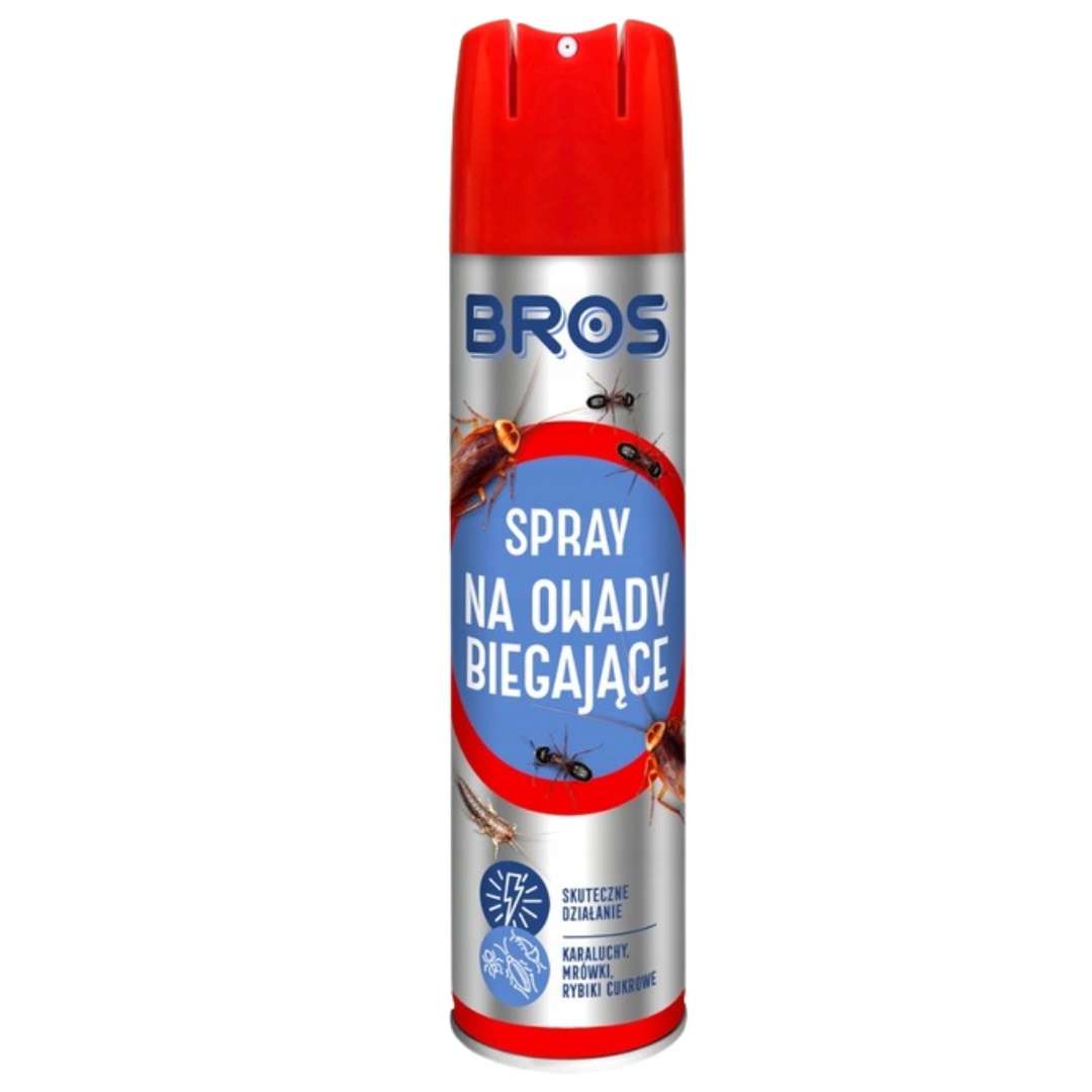 Spray Na Owady Biegające Karaluchy Mrówki Pluskwy Rybiki Bros 300 ml x3 EAN (GTIN) 5904517002326