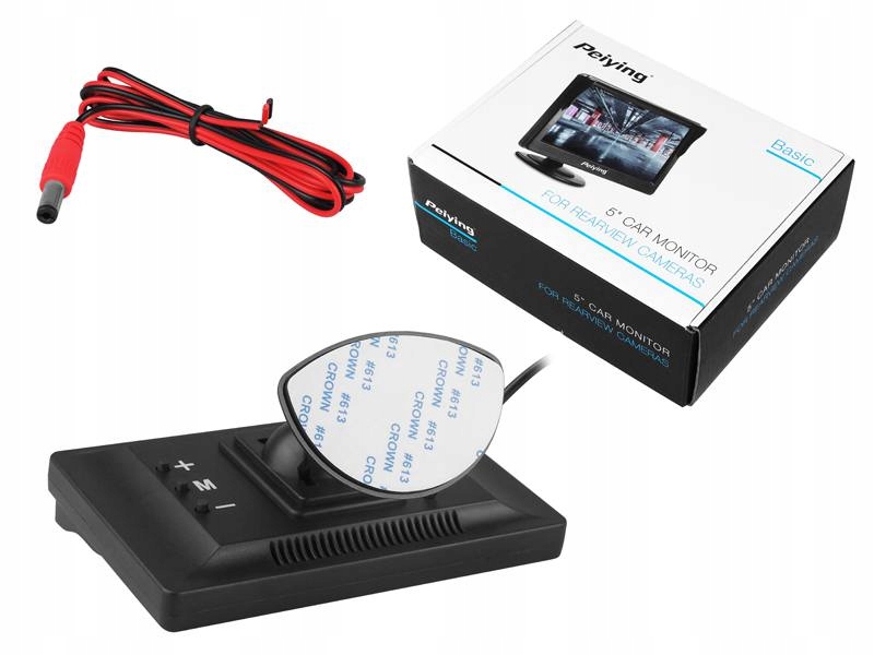 Monitor samochodowy 5'' 12V do kamer Peiying Marka Peiying