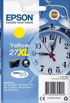 Atramentová tyčinka Epson Singlepack "Budík" žltá 27XL DURABrite Ultra…