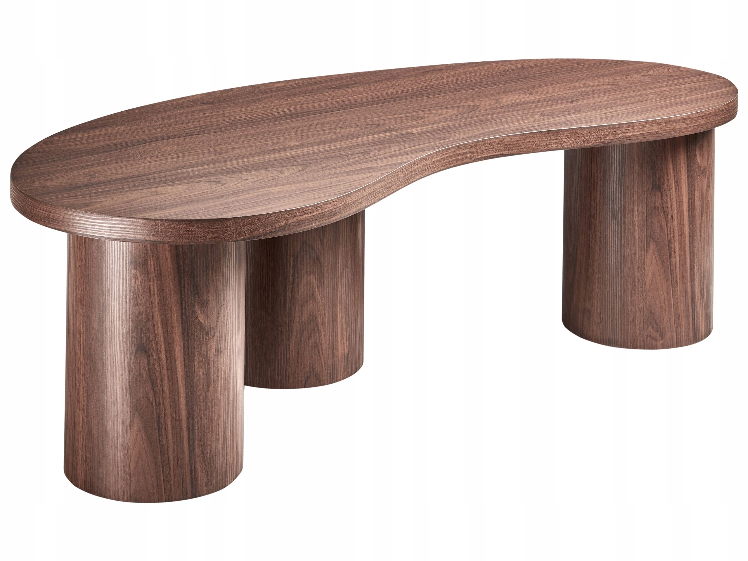 Stolik kawowy płyta Mdf 130 x 52 cm ciemny brąz