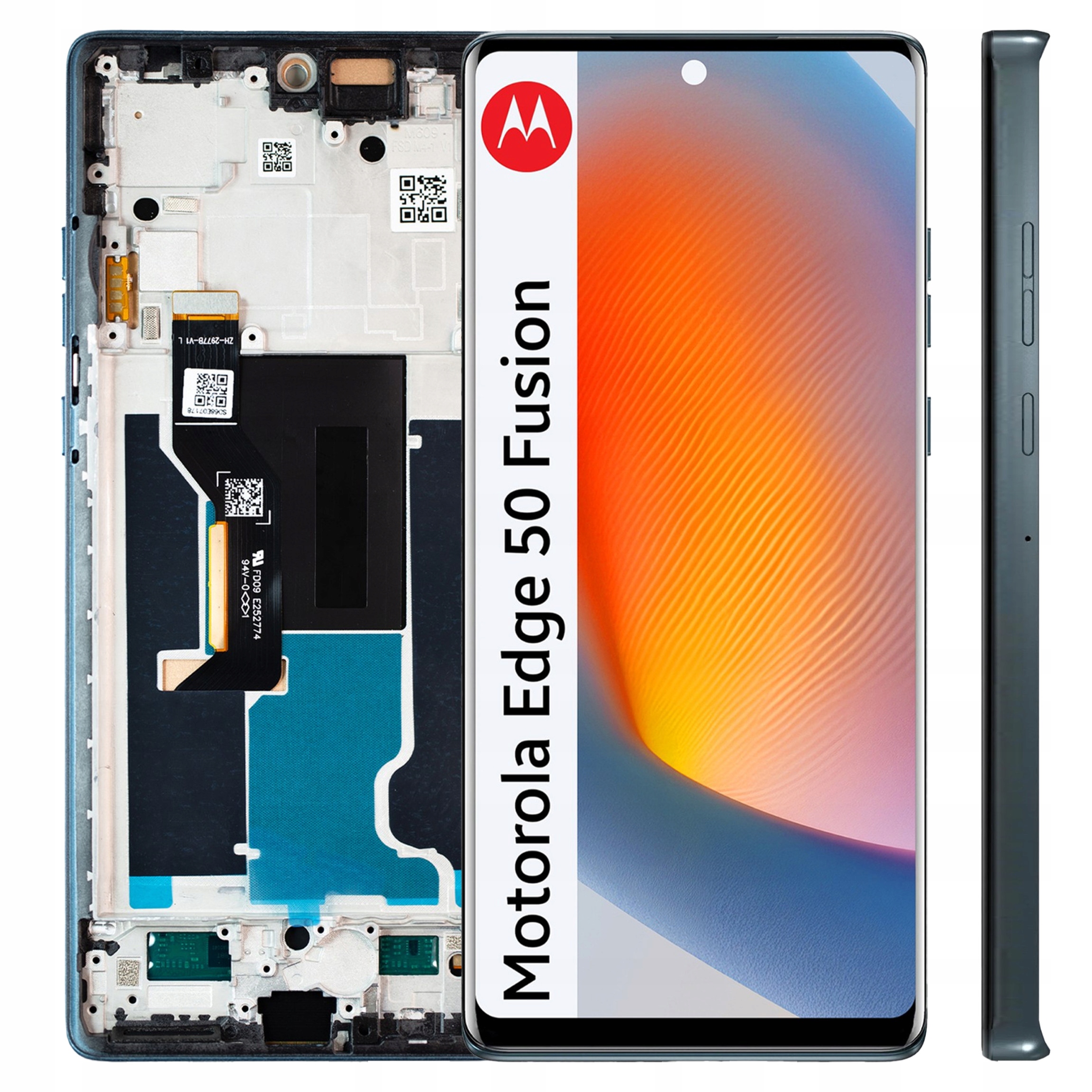 Incell pre Motorola Edge 50 Fusion LCD displej Digitizer Dotykový rámček