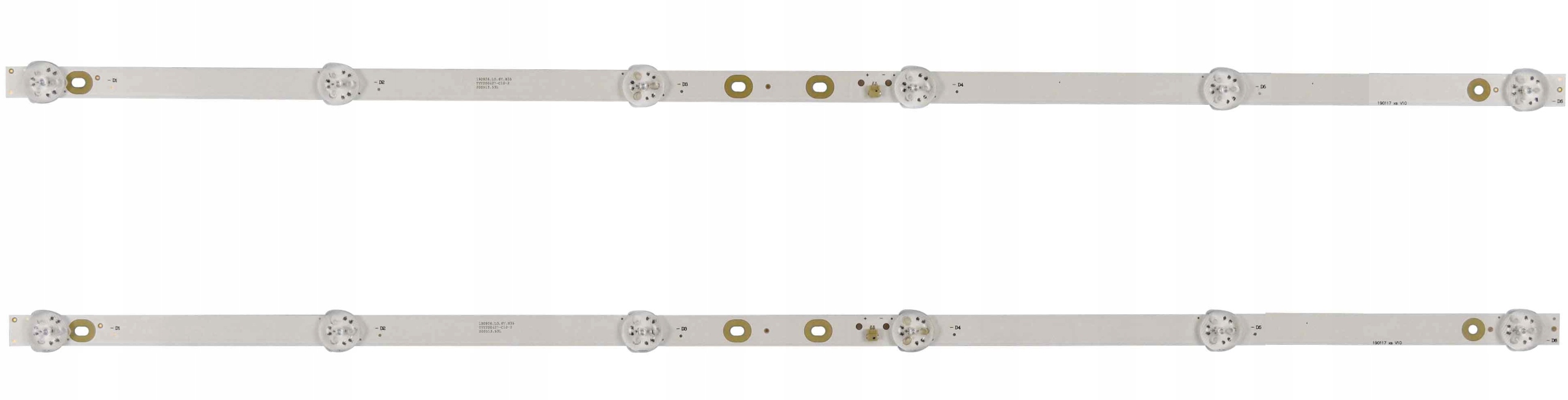 LISTWY LED BLAUPUNKT BN32H1032EEB DEXP H32D7100E ALUMINIUM KOMPLET