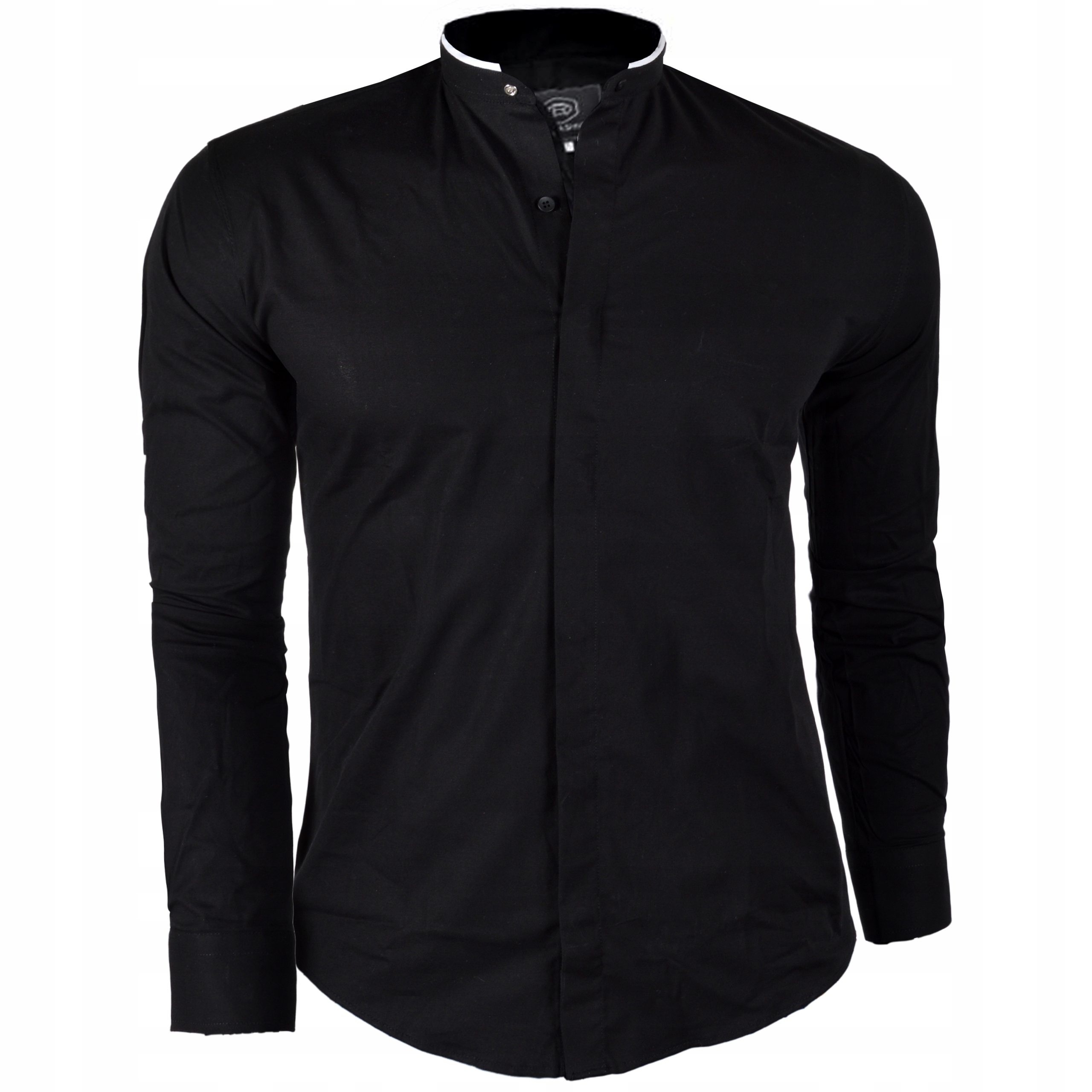 

Koszula Męska Stójka Bawełniana Wieczorowa