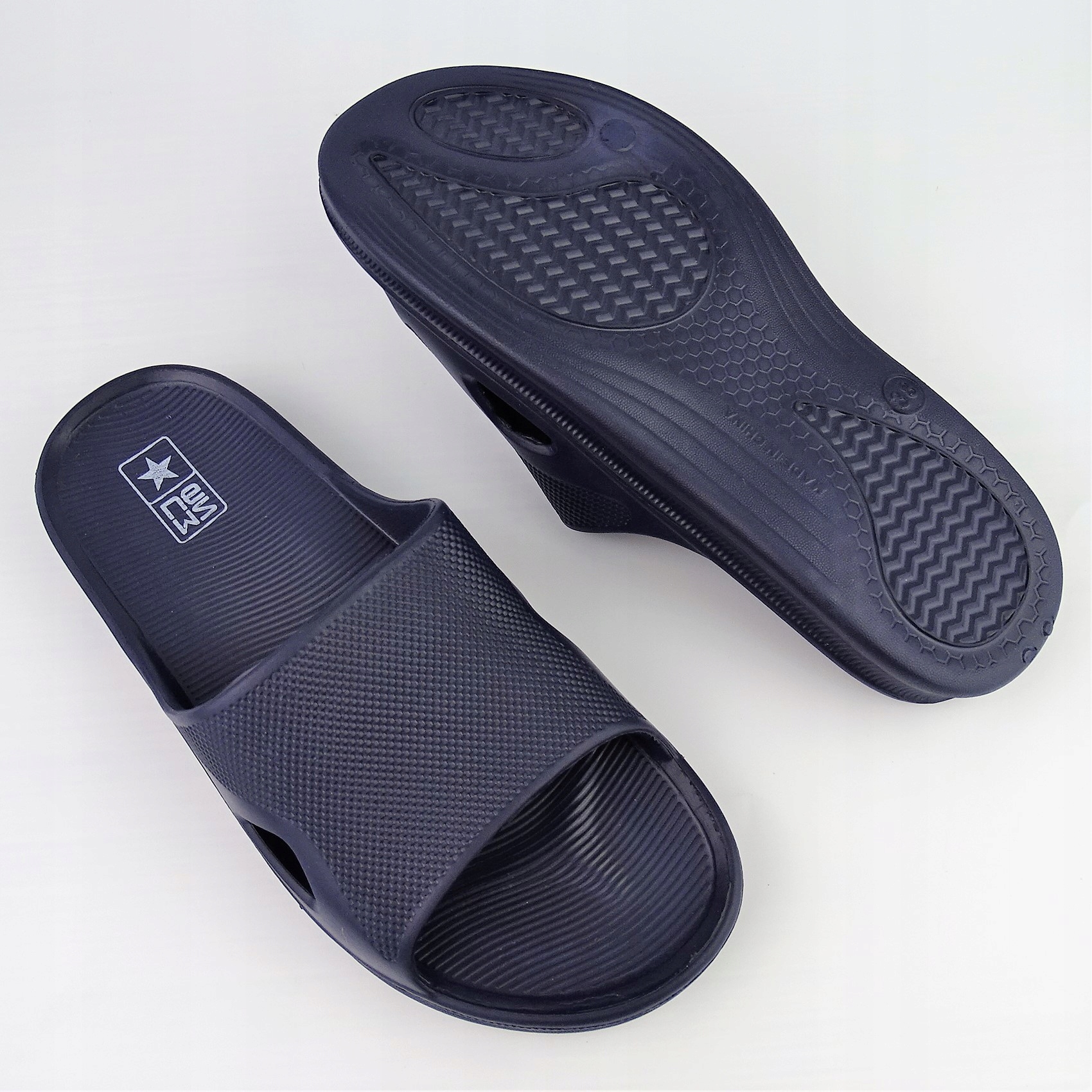 KLAPKI DAMSKIE BASENOWE PIANKOWE GUMOWE LEKKIE 37 Marka News