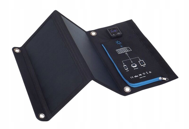 Przenośna solarna ładowarka słoneczna telefonu panel słoneczny 15W Usb 5V