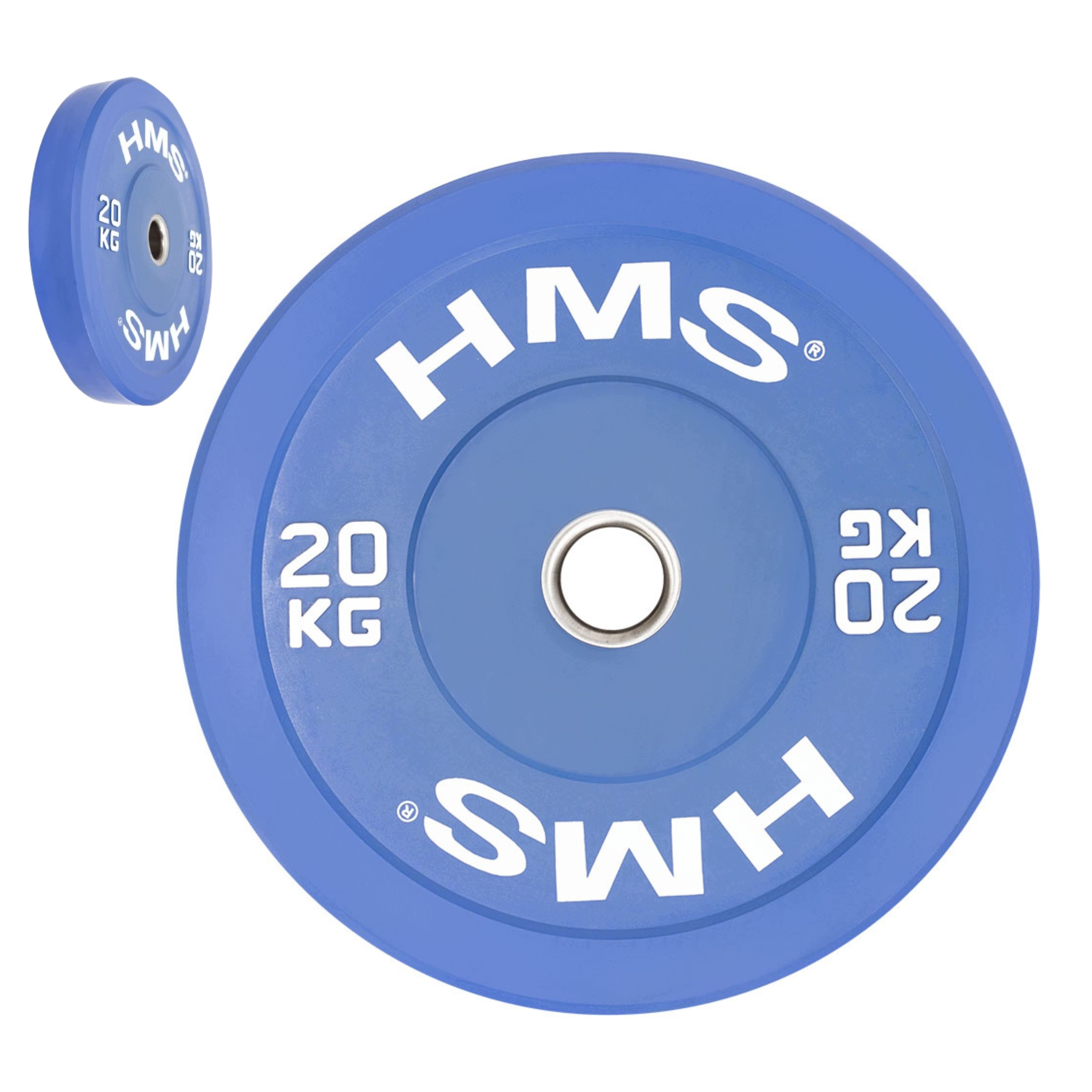 Zátěžový talíř bumper 20 kg na osa olympijská guma Hms