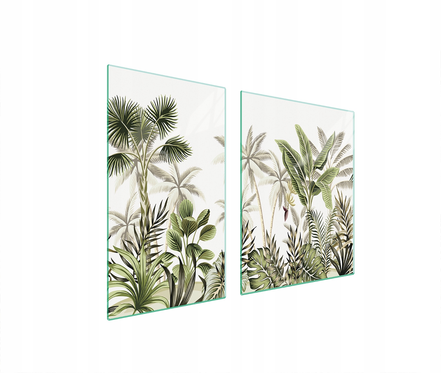 Skleněná Deska a Krájecí Deska 100x52 Listy Tvrzené Sklo