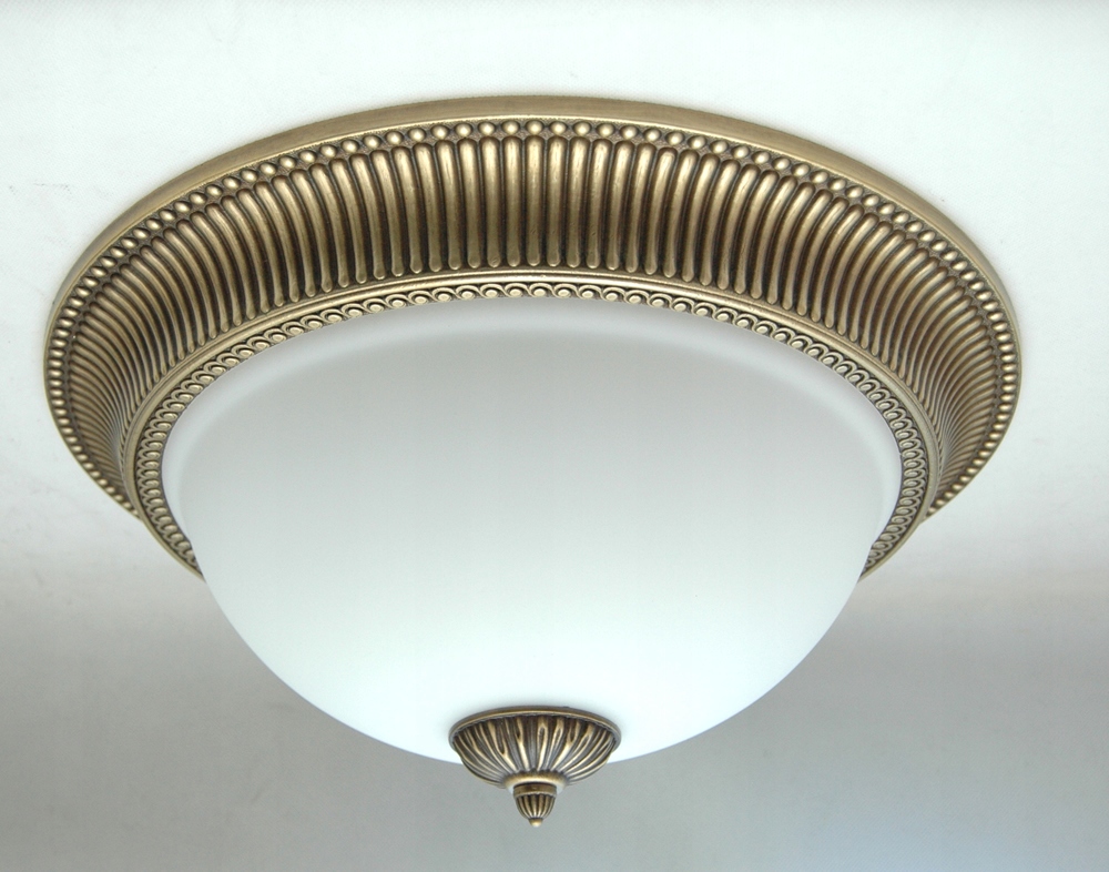 Stropné Svietidlo 40 cm, mosadzná stropná lampa, stropná lampa