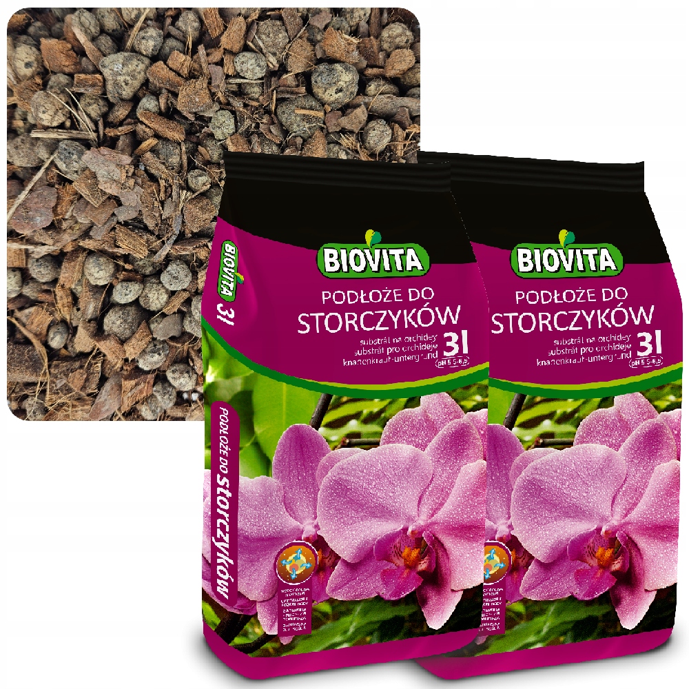 

Podłoże Do Storczyków Ziemia+keramzyt+perlit 2x 3L