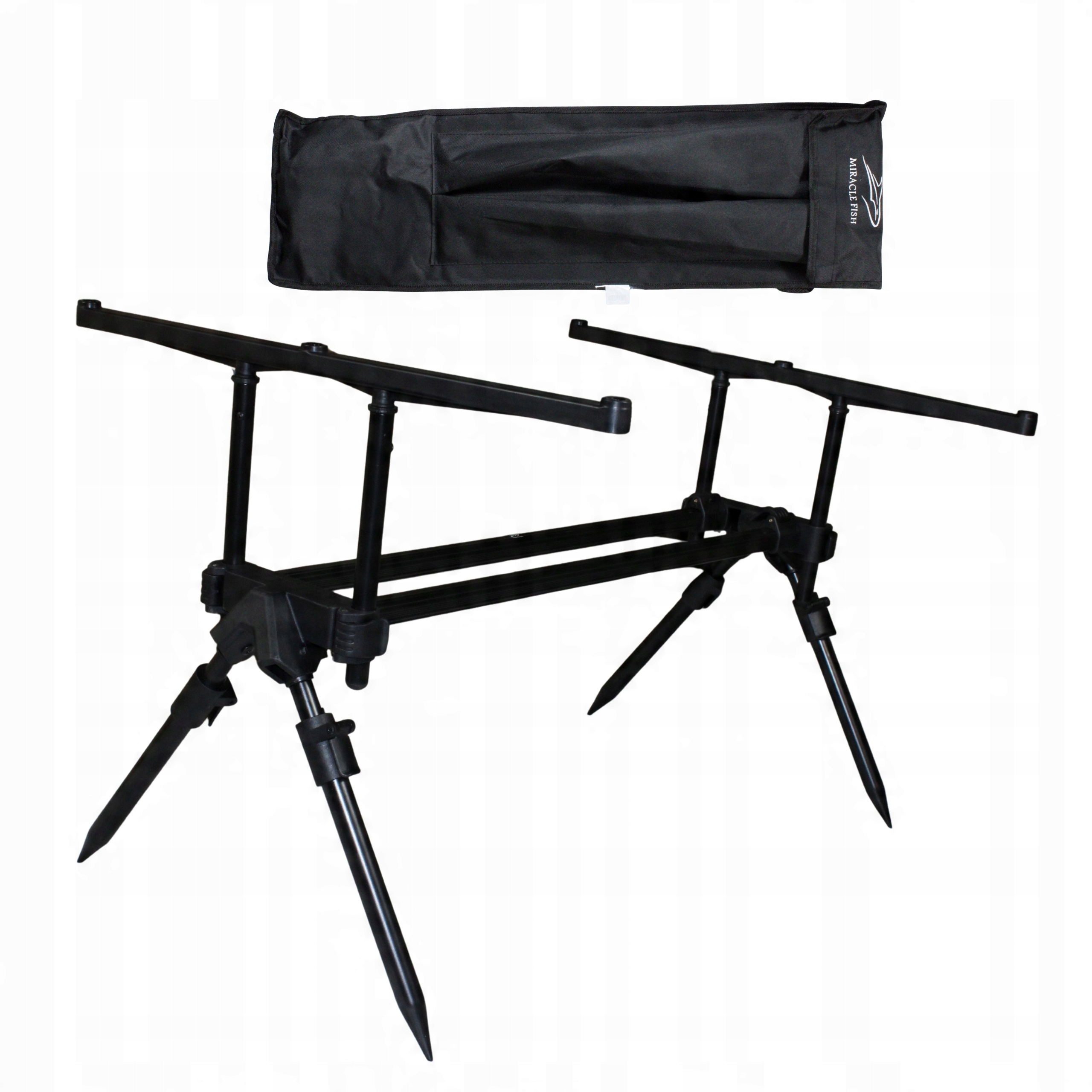 Solidny Rodpod Na 3 Wędki Stanowisko Karpiowe Wędkarskie Rod-pod Regulowane