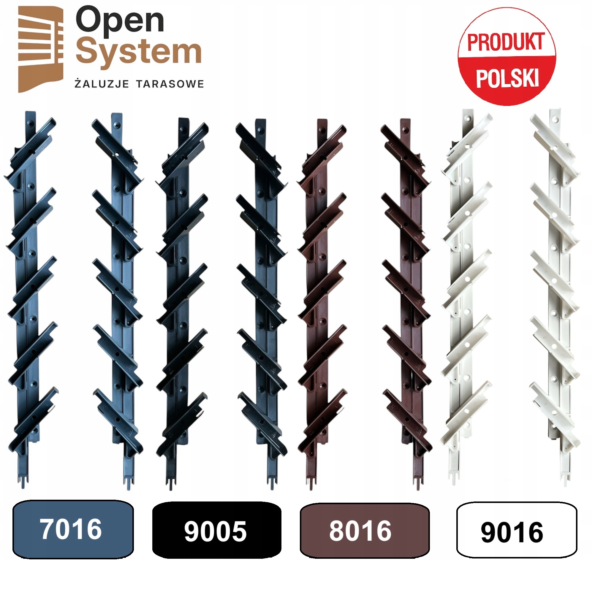 Uchwyty Ruchome do Żaluzji Zewnętrznych Mechanizm (2szt) Żaluzje Tarasowe Materiał dominujący tworzywo sztuczne