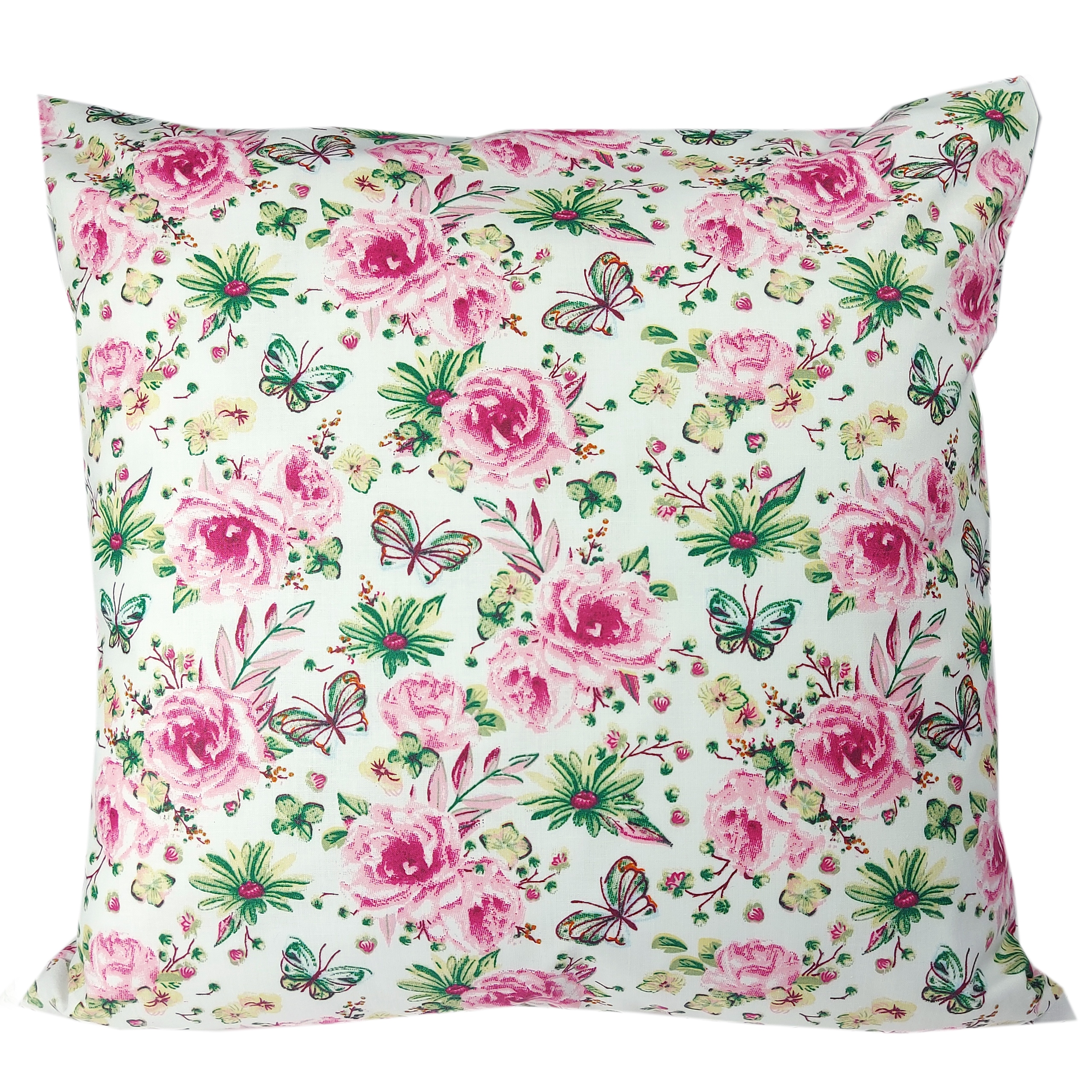 

Poszewka na jaśka poduszkę 70x80 Motylki Róże