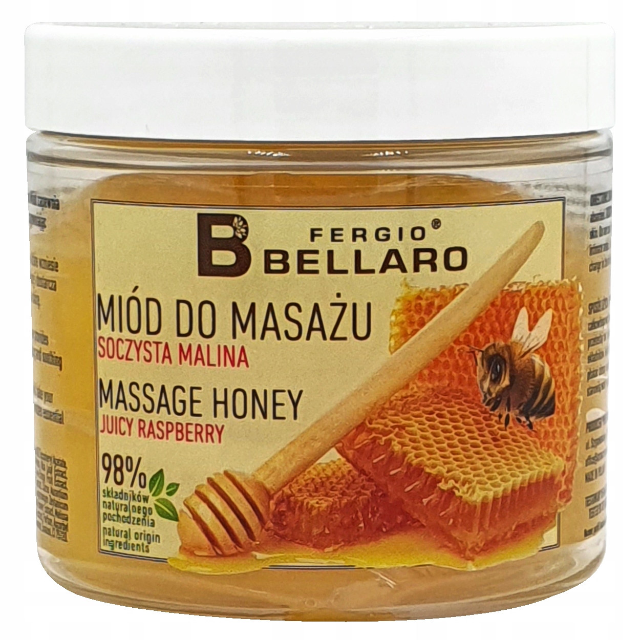 

Fergio Bellaro Miód do masażu soczysta malina 160g