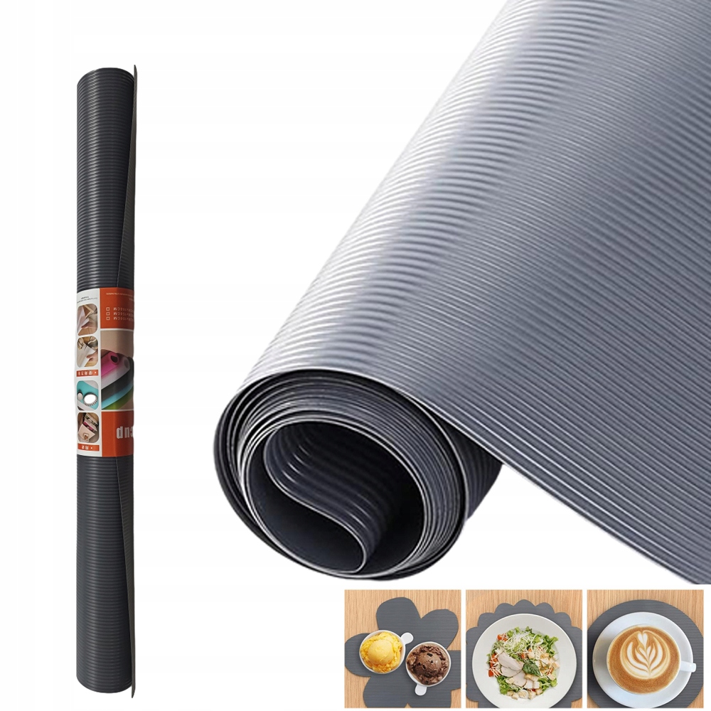 DRAWER LINERS, 60CMX500CM KITCHEN SHELF LINER,NON ADHESIVE CABINET LINER