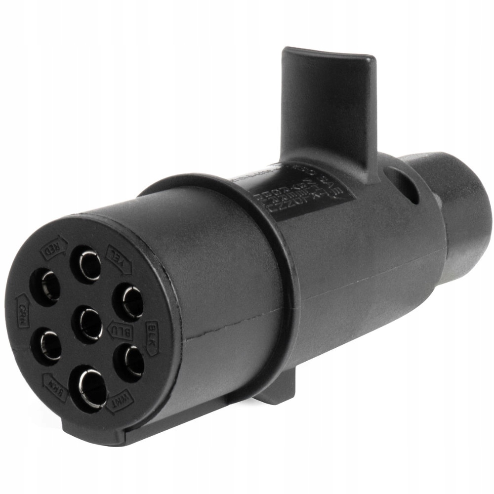 Wtyczka Hak Przyczepy Naczepy 7 pin Typ N 24V Tir
