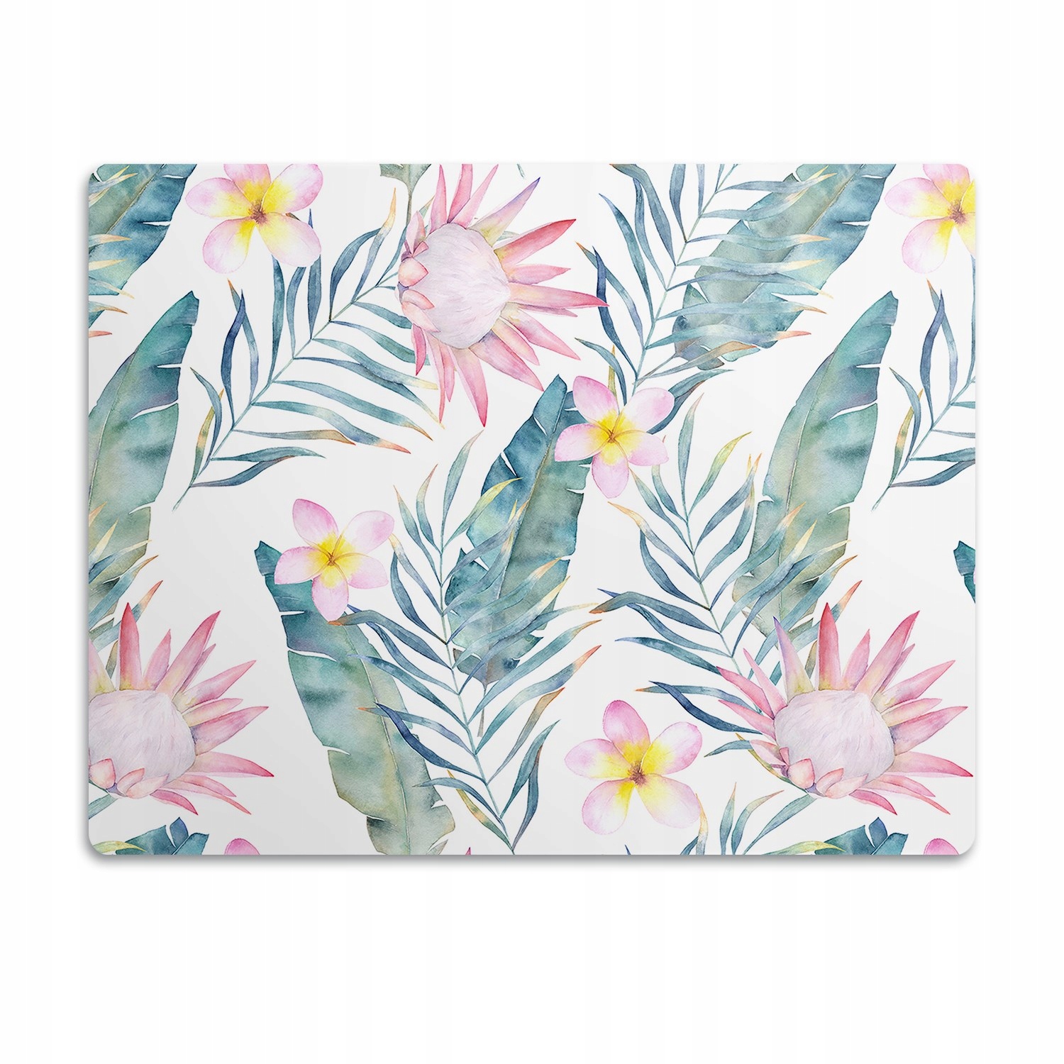 Levně Podložka pod misku pro psa Světle růžové květy 90x60 cm