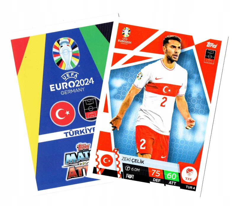 Topps Match Attax Euro 2024 Team Mate Base Turkey TUR4 Celik