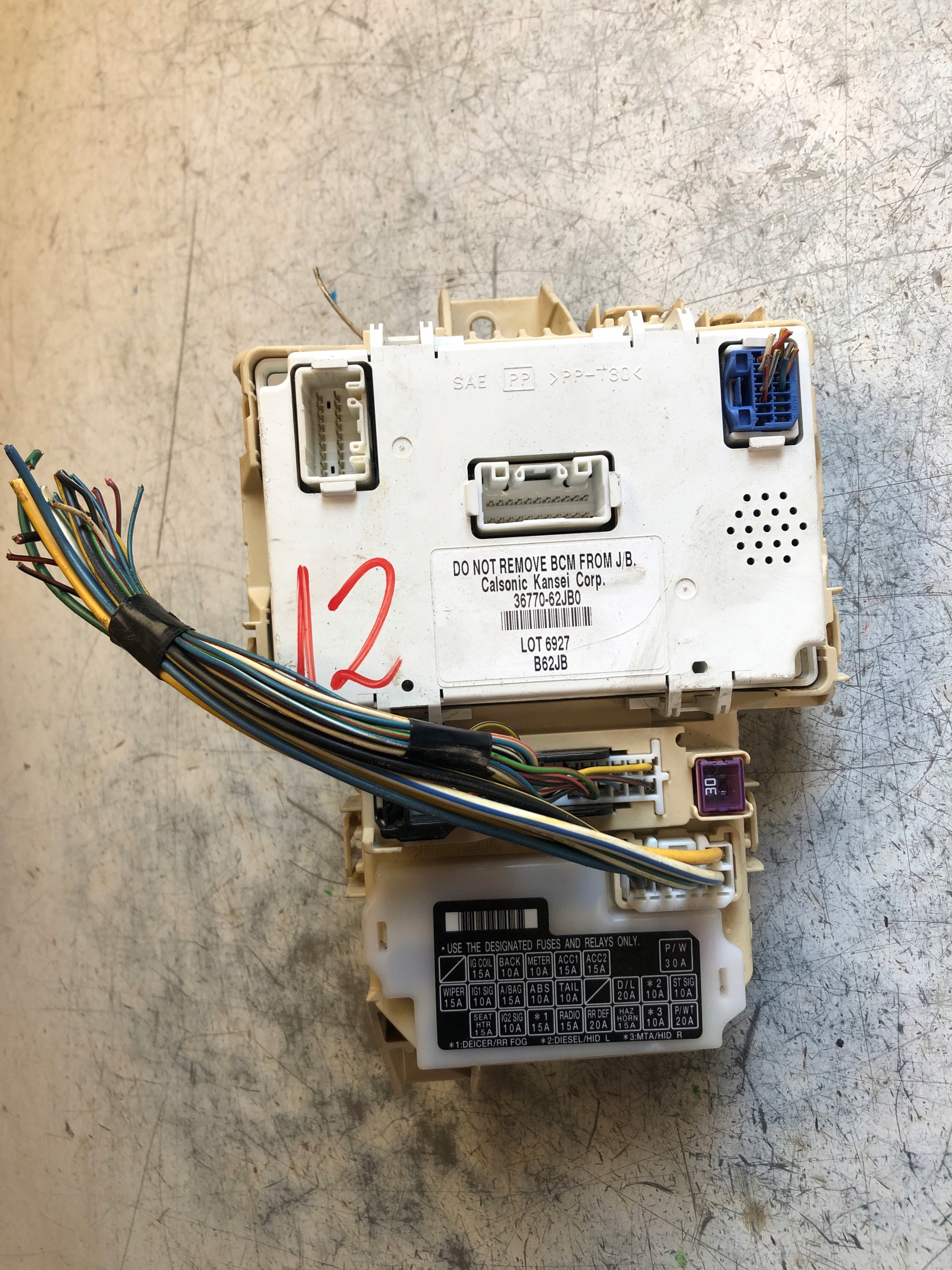 SWIFT Module fusibles 36770-62JB0