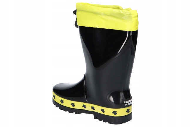 AMERICAN KAL22 WODOODPORNE KALOSZE GUMOWCE DZIECIĘCE ZE ŚCIĄGACZEM BLACK 32 Kod producenta KAL22/24