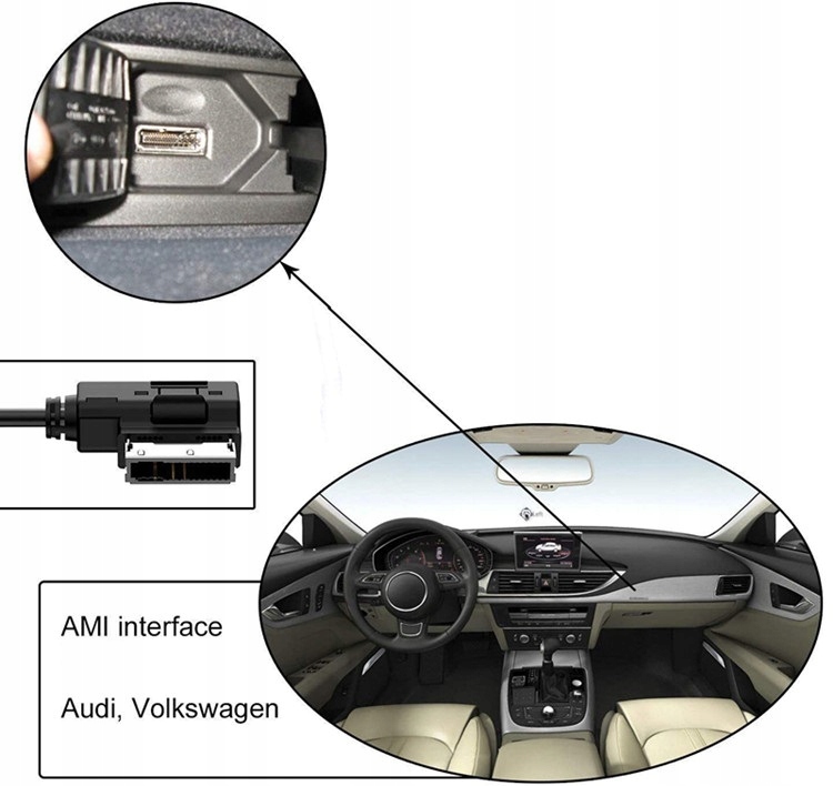 ADAPTER AMI MMI BLUETOOTH 5 AUDI Q5 A5 A7 R7 S5 Q7 Producent części Inny