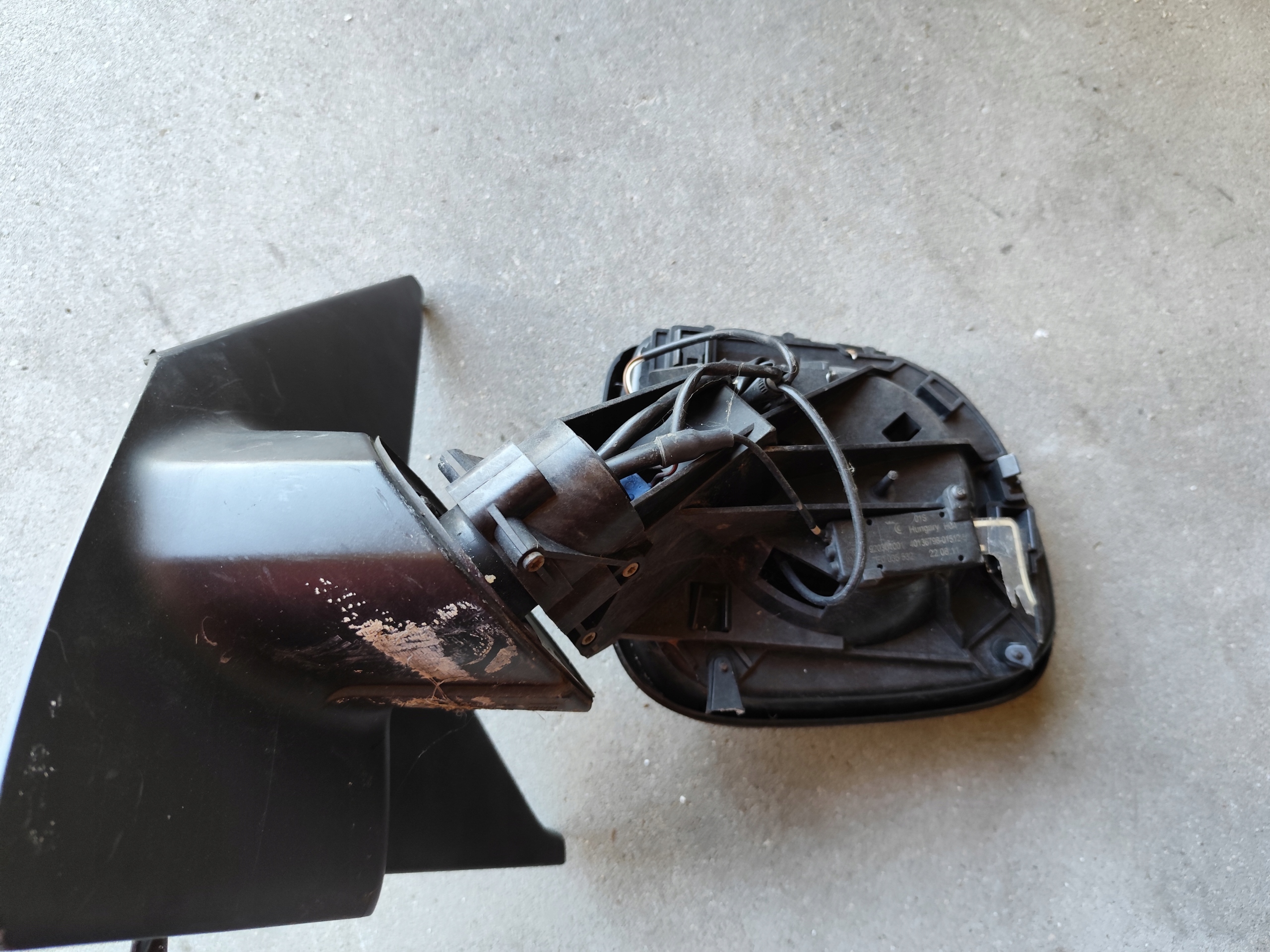 mirror VW T5 LIFT left driver´s 7 pin does not have obudowy