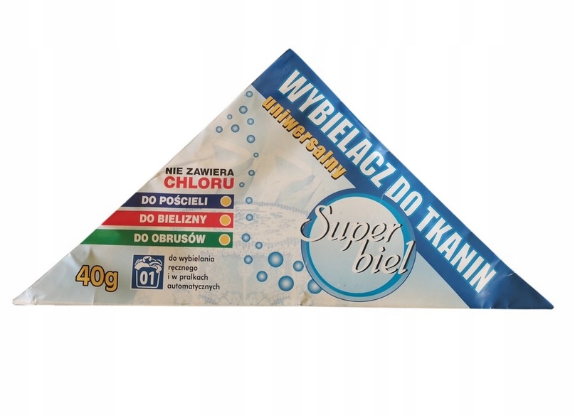 

Wybielacz do tkanin uniwersalny 40g Biel