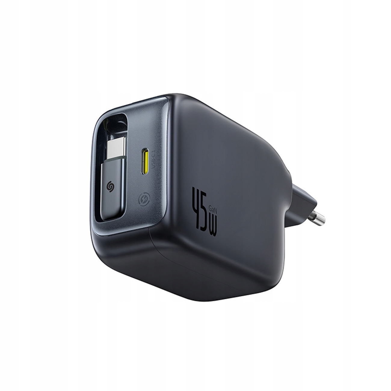 Usb-c síťová nabíječka Baseus EnerCore CJ11 45W s navíjecím kabelem, černá