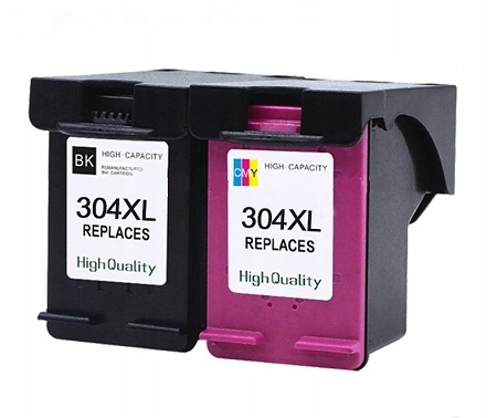 Komplet do Hp 304XL Bk+kolor Deskjet 2620 2630 3720 3730 3733 3735 Jakość