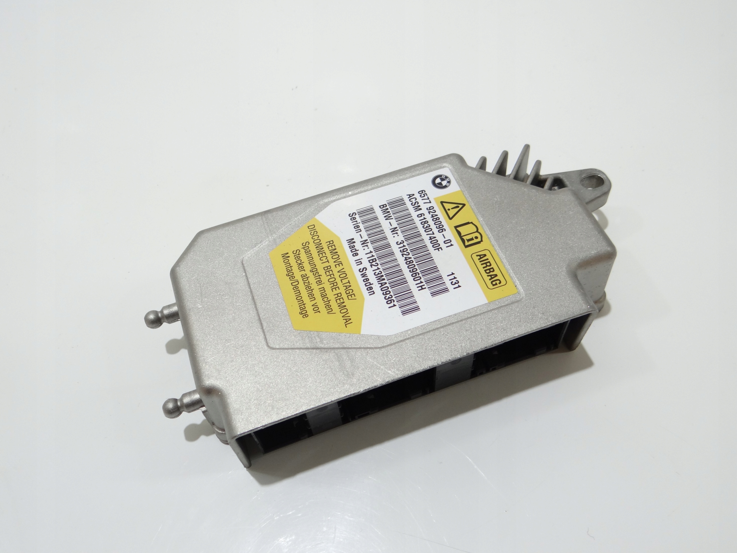 modulo SENSOR airbag BMW 5 F10 F11 OE 9248096 (19292923)