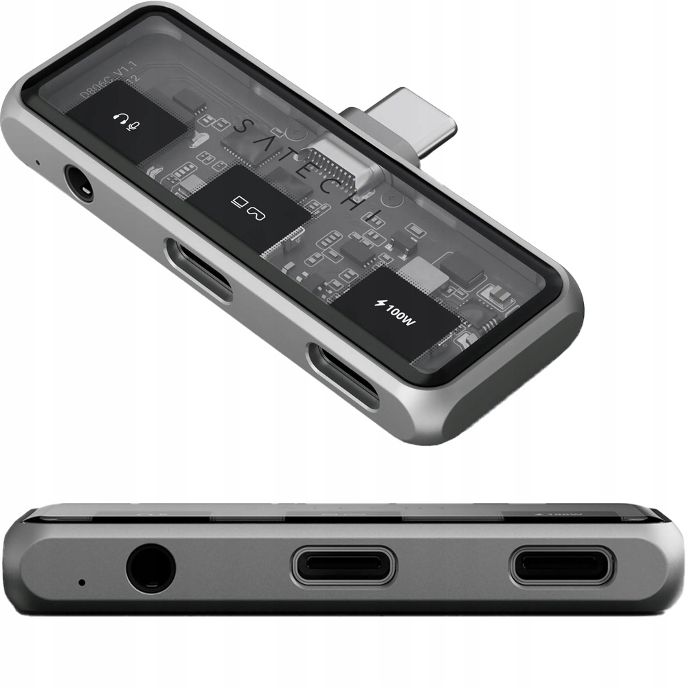 Adaptér Usb-c Satechi Mobile Xr Hub Audio 100W 4K pro brýle Ar/xr
