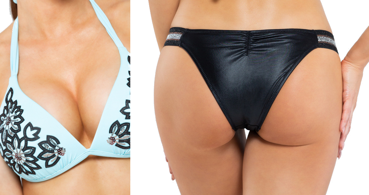 

Bez Fiszbin Wiązany Kostium Kąpielowy Push Up R.38