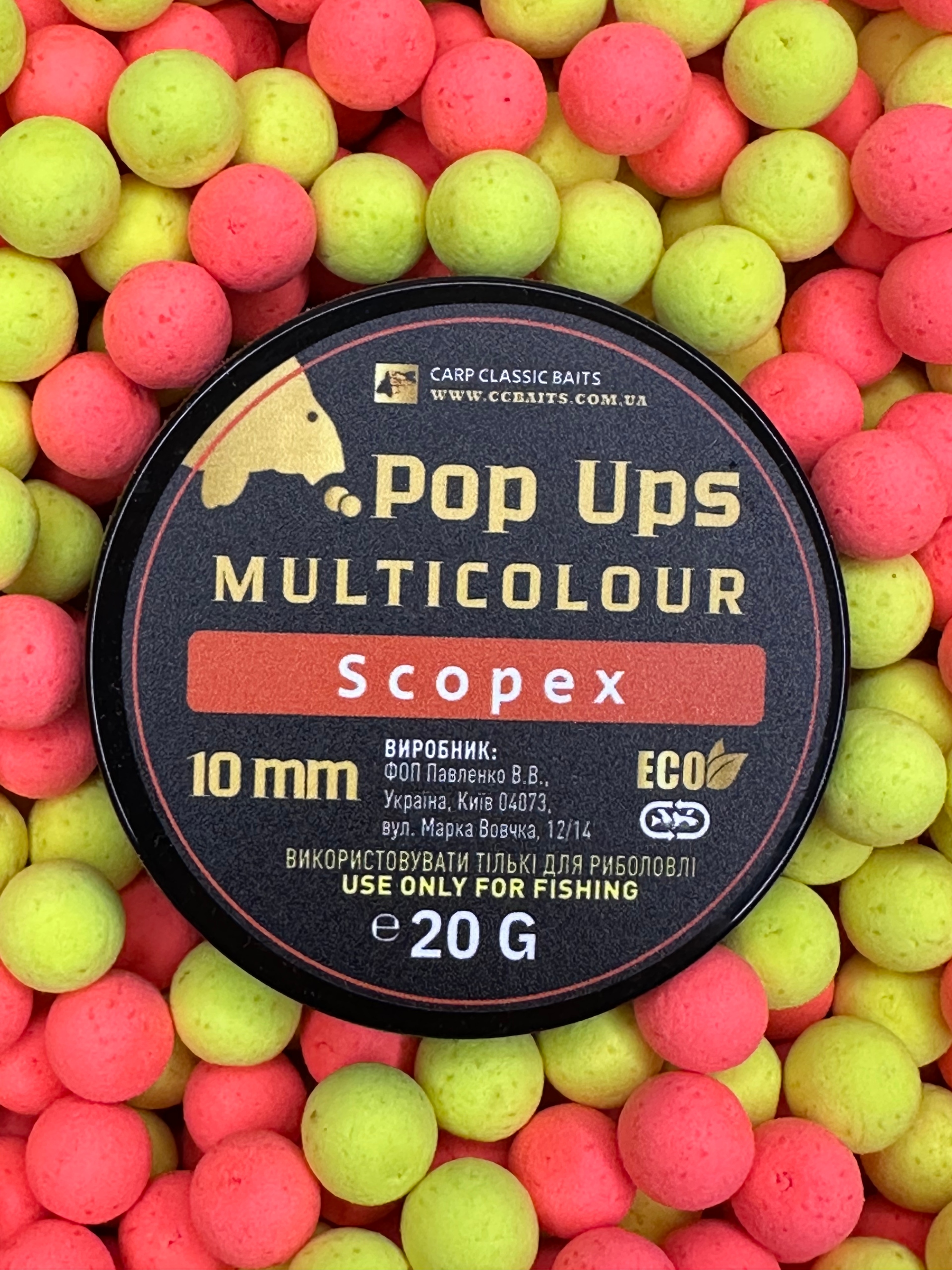 Kulki Carp Classic Baits Pop Ups 10 MM Multicolour Scopex