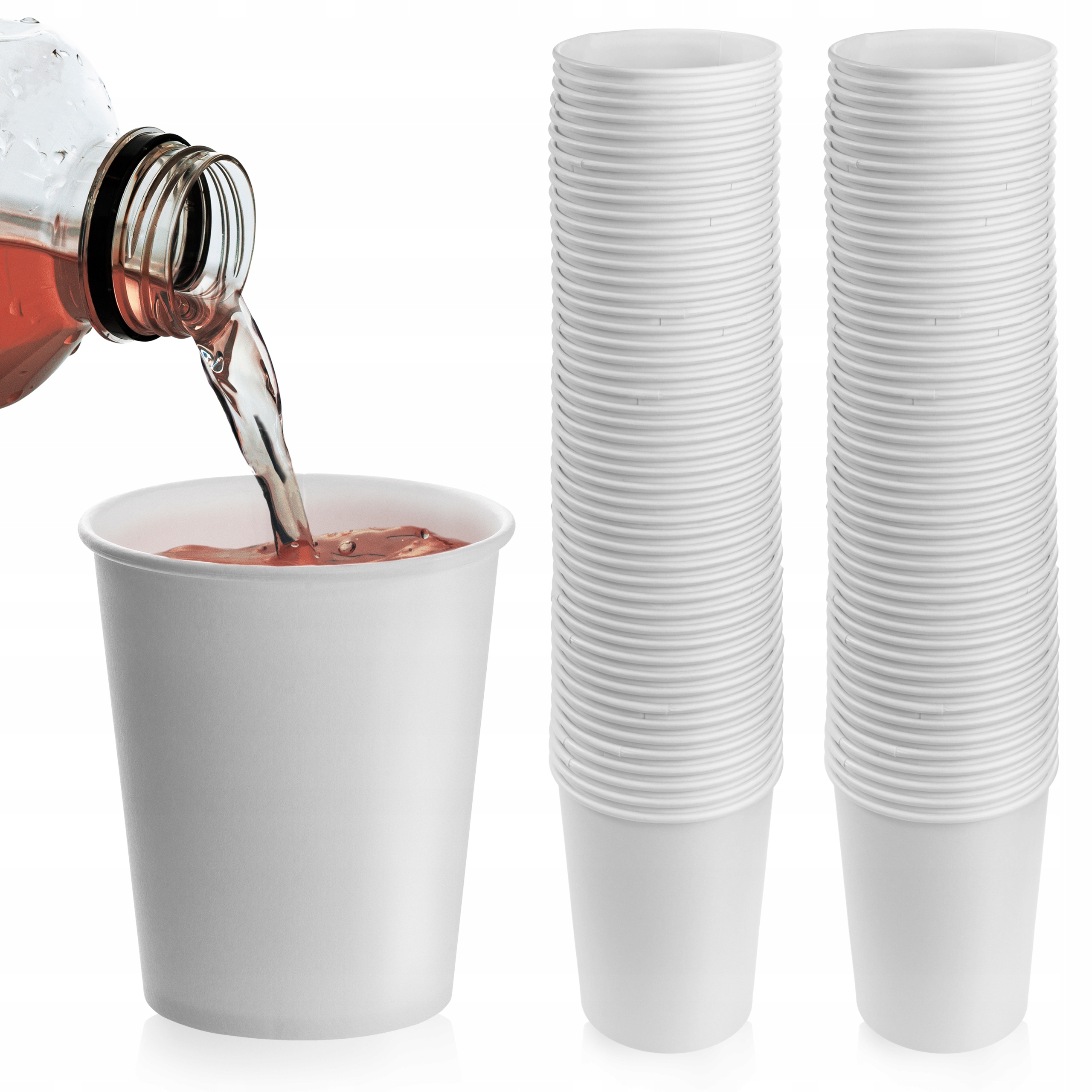

Kubki Białe Papierowe Jednorazowe 250ML 100szt