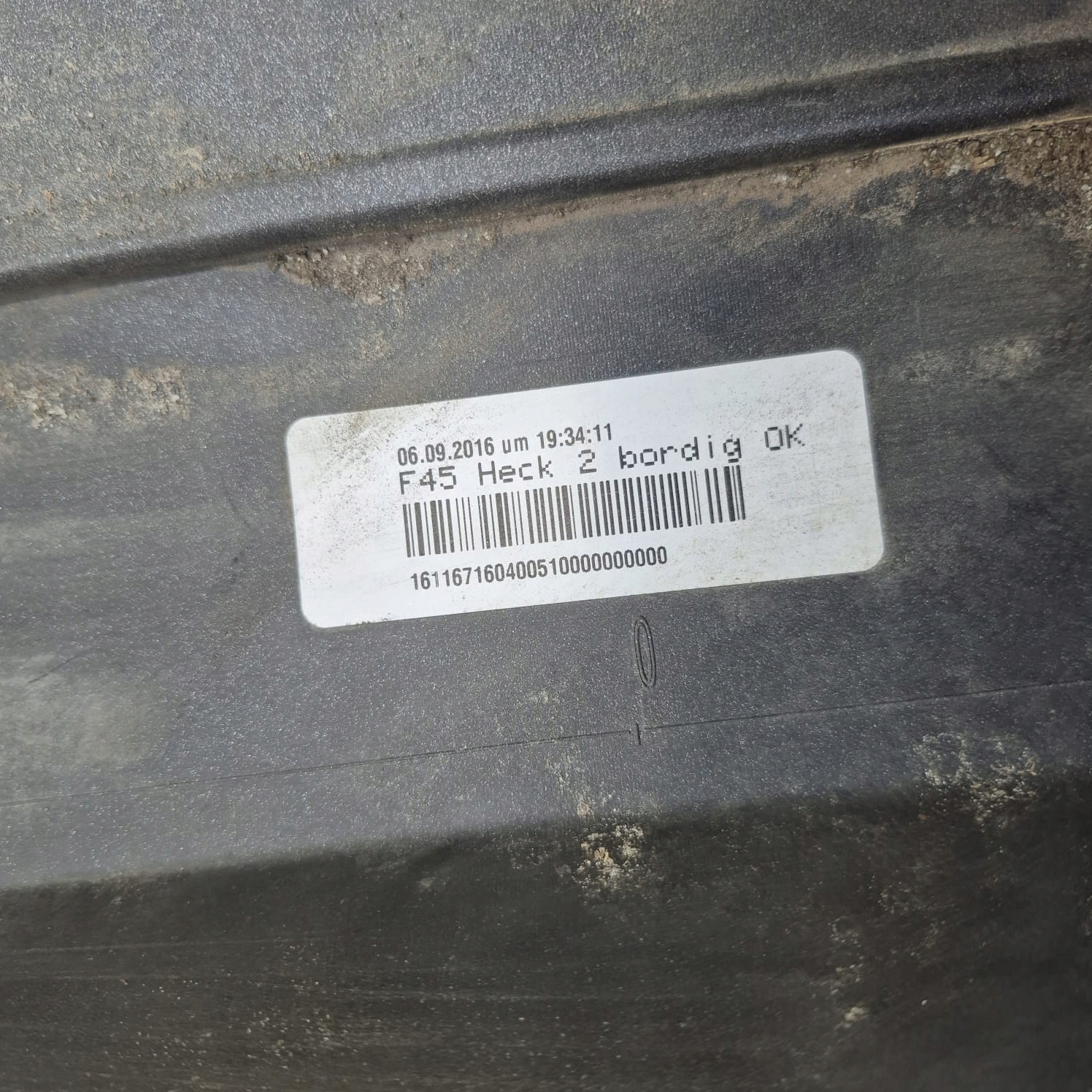 BMW 2 F45 ACTIVE TOURER 14-18 lökhárító far hátsó PDC