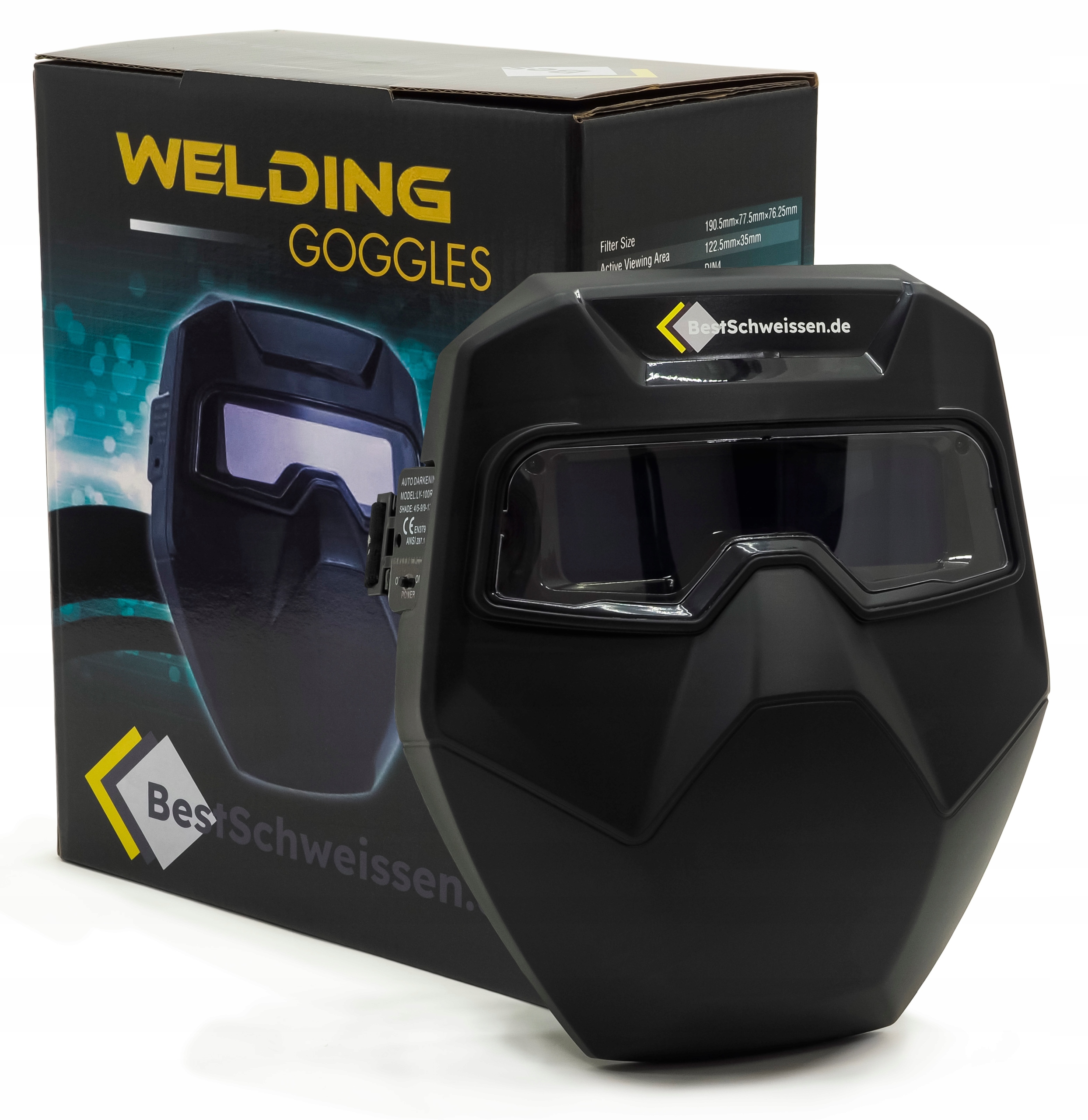 Automatické svářečské brýle s krytem BestSchweissen R100 Maska brýle