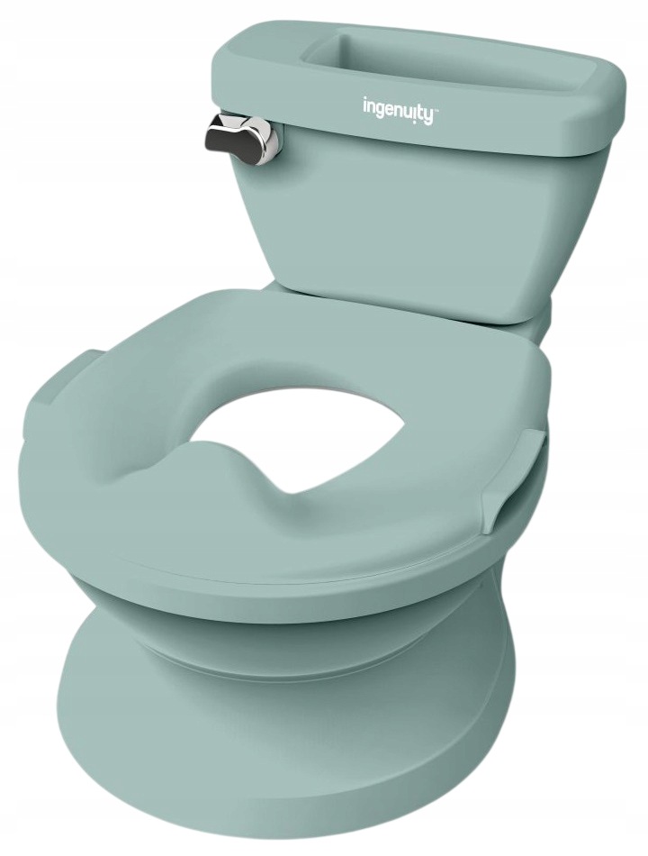 Ingenuity My Size Potty Pro Toaleta Imitacja Wc Dźwięk Spłuczki Green 18M+
