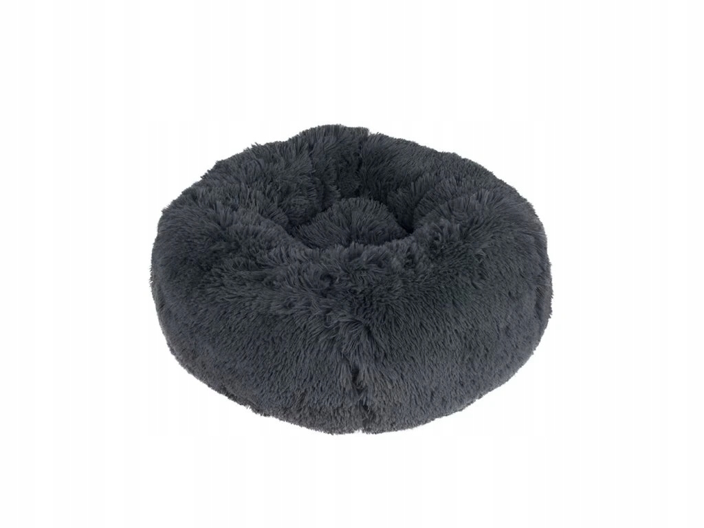 Kulatý pelíšek pro psa Cuddle 60 cm černý