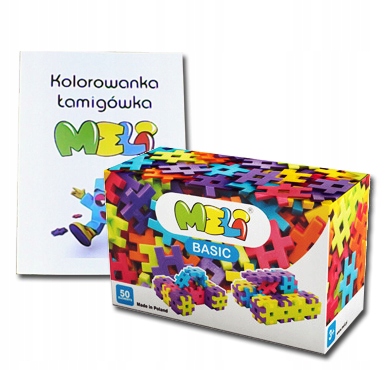 

Klocki Konstrukcyjne Wafle Meli Basic 50el