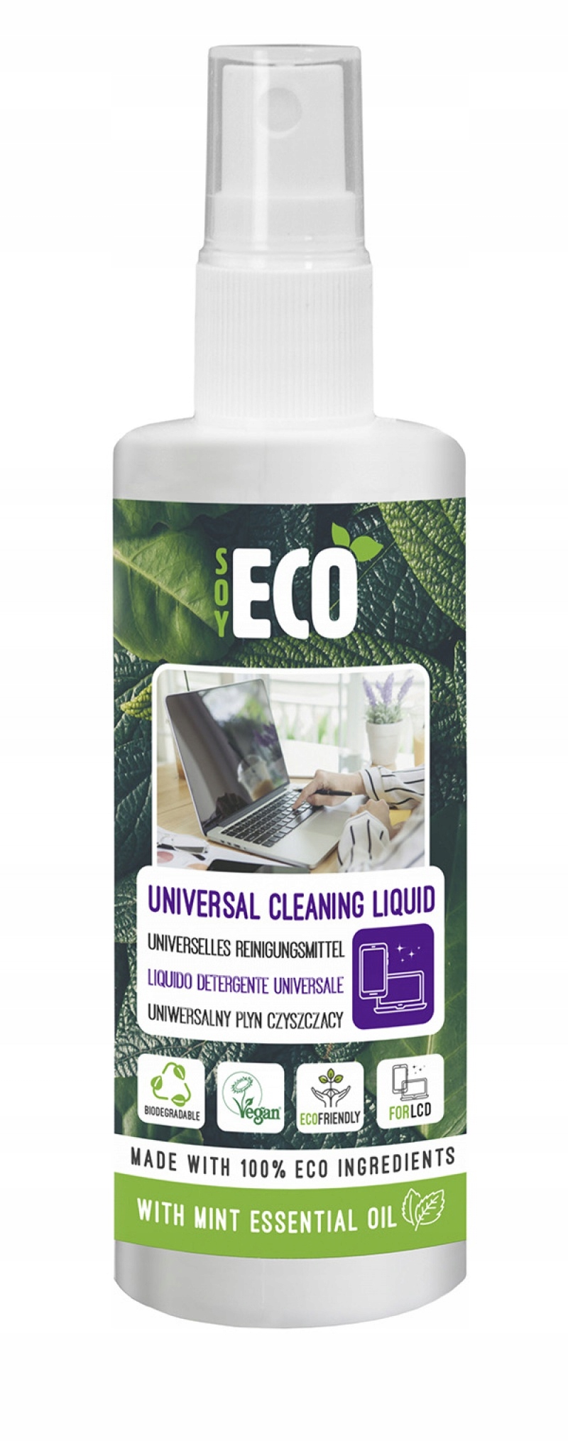 

Płyn do czyszczenia ekranów Soyeco Eco 100 ml