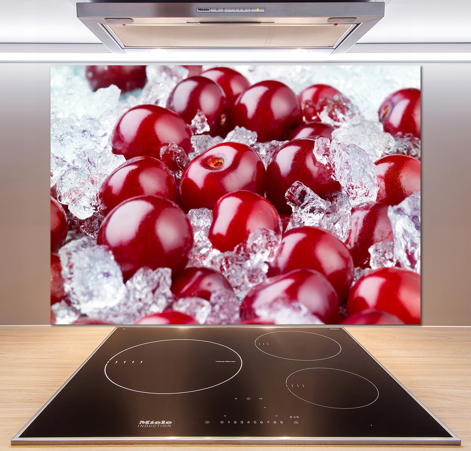 

Panel do kuchni Mrożona wiśnia 100x70 cm + Klej