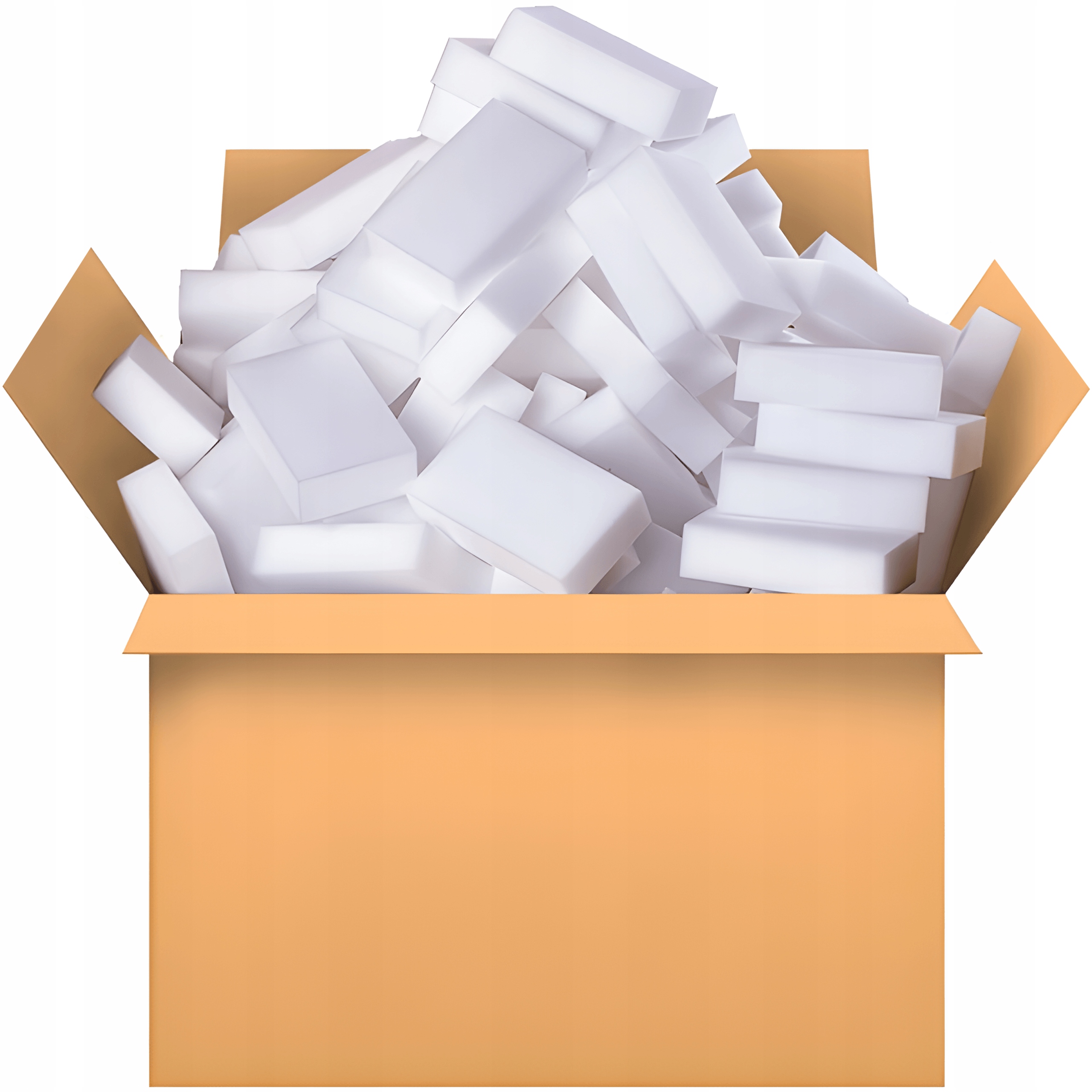 100 sztuk magiczna gąbka myjka do czyszczenia plam usuwa brud bez chemii