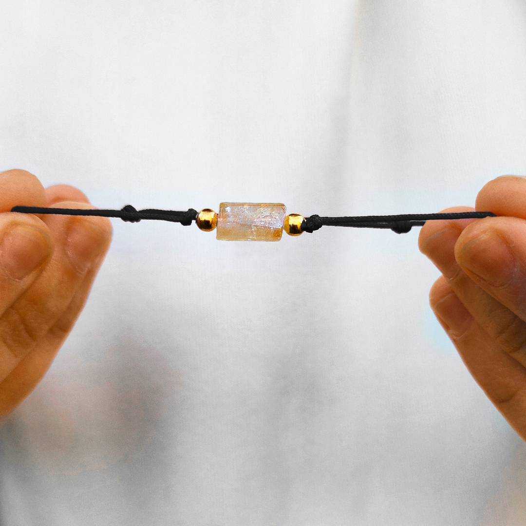 CYTRYN BRANSOLETKA SZNUREK SZCZĘŚCIA Z KAMIENIEM NATURALNYM NITKA TALIZMAN Rodzaj Klasyczne Rękodzieło