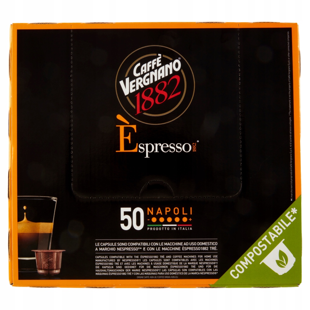 Levně Kapsle pro Nespresso Caffe Vergnano Espresso Napoli 50 Ks.