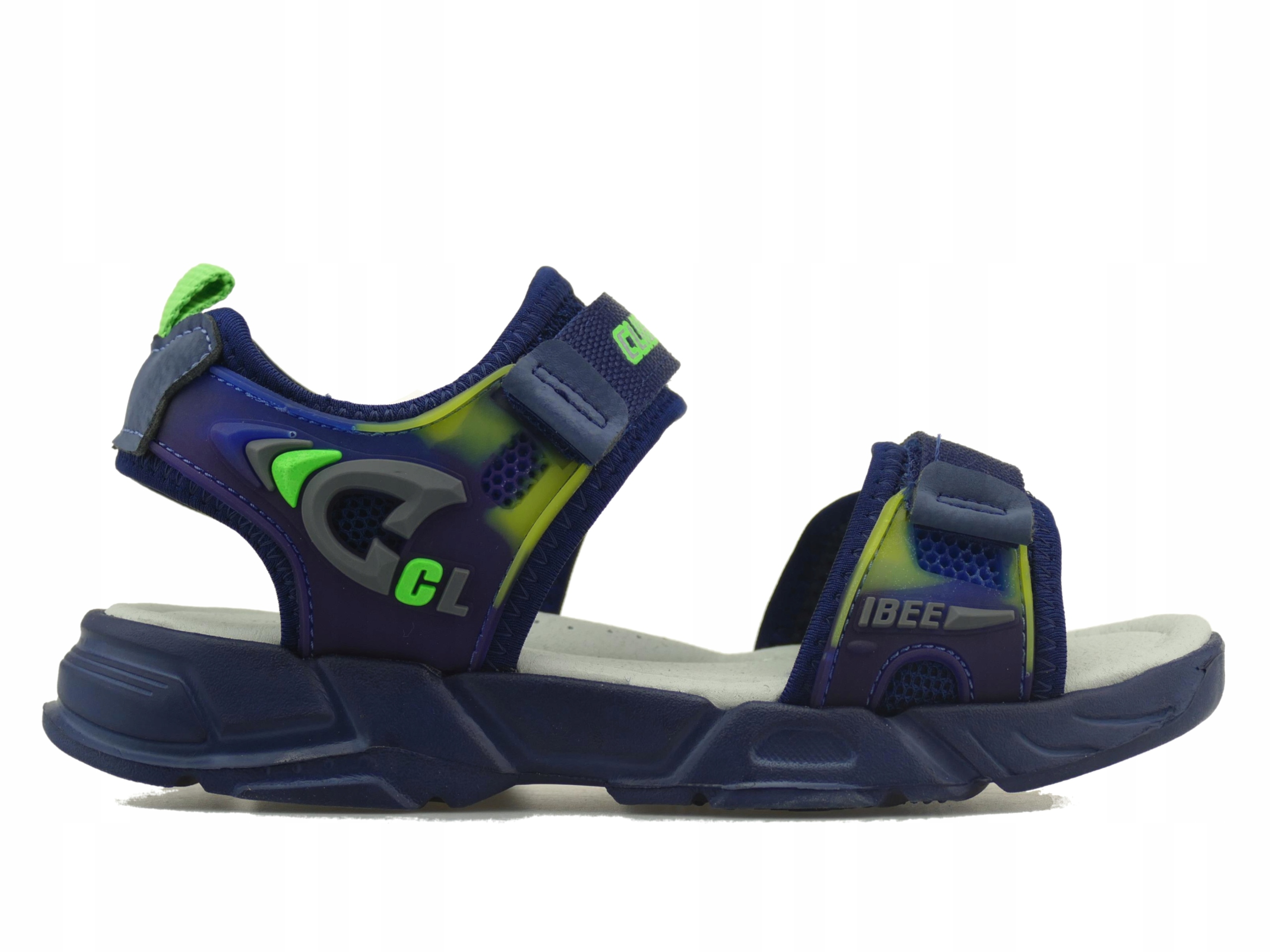 SANDAŁY CHŁOPIĘCE BUTY DZIECIĘCE SPORTOWE SANDAŁKI NA RZEPY WKŁ.SKÓRA R. 33 Marka Clibee