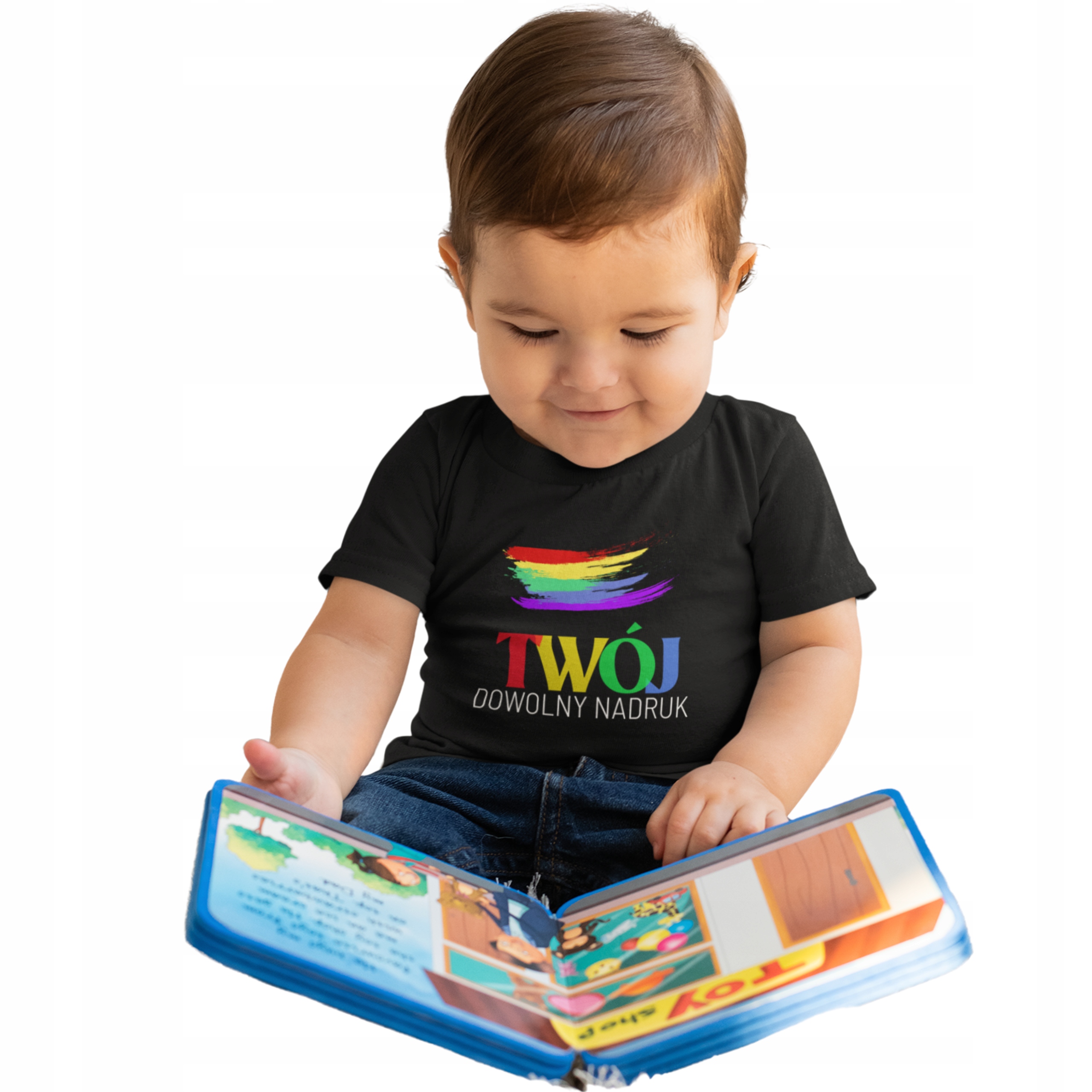 POLSKIE BABY BODY DZIECIĘCE Z TWOIM NADRUKIEM LOGO Materiał dominujący bawełna