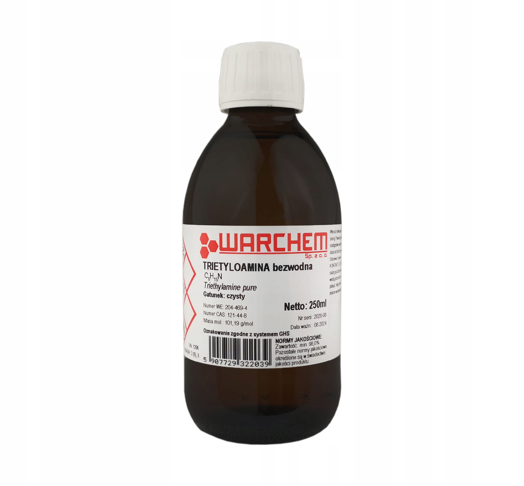 

Trietyloamina czysta 250ml