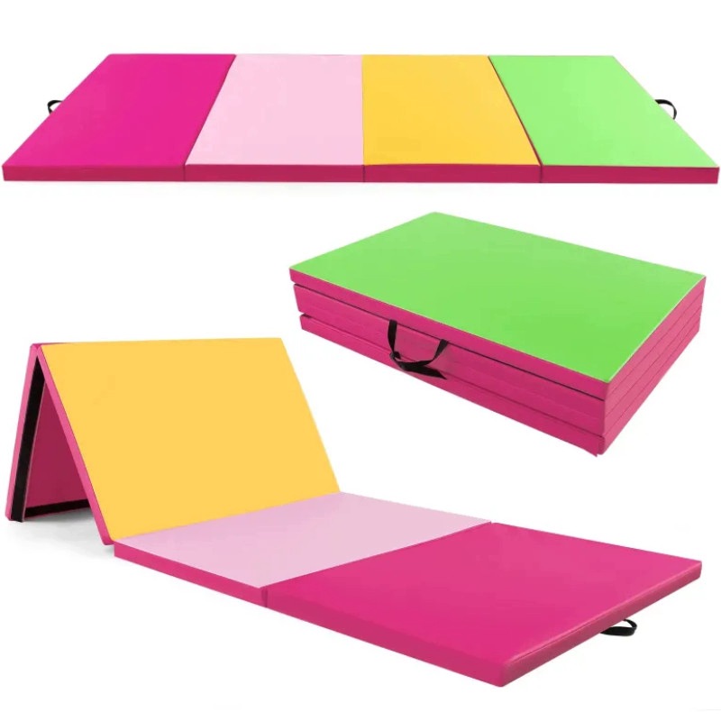 Skládací fitness podložka FH10111HE, 300 x 117 x 5 cm, vícebarevná