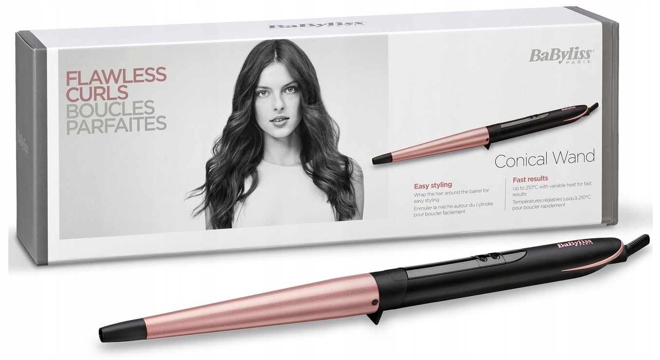 Lokówka stożkowa Babyliss C454E Rose Quartz-Zdjęcie-0